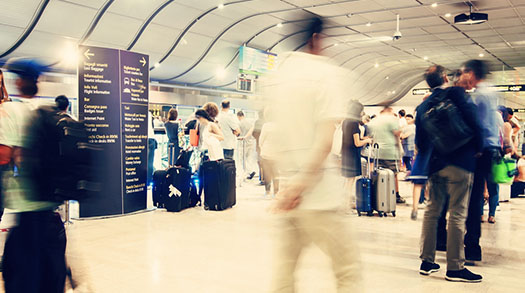 Zona arrivi dell'aeroporto Marco Polo di Venezia